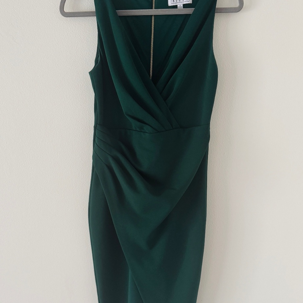 Women's Origami-Pleat Sleeveless Bodycon Dress